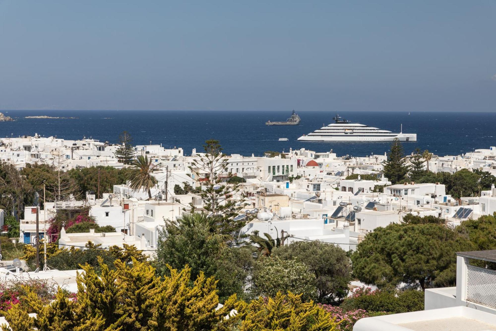 Callisti Mykonos Town With Pool View And Calypso Upper Floor With Sea View エクステリア 写真