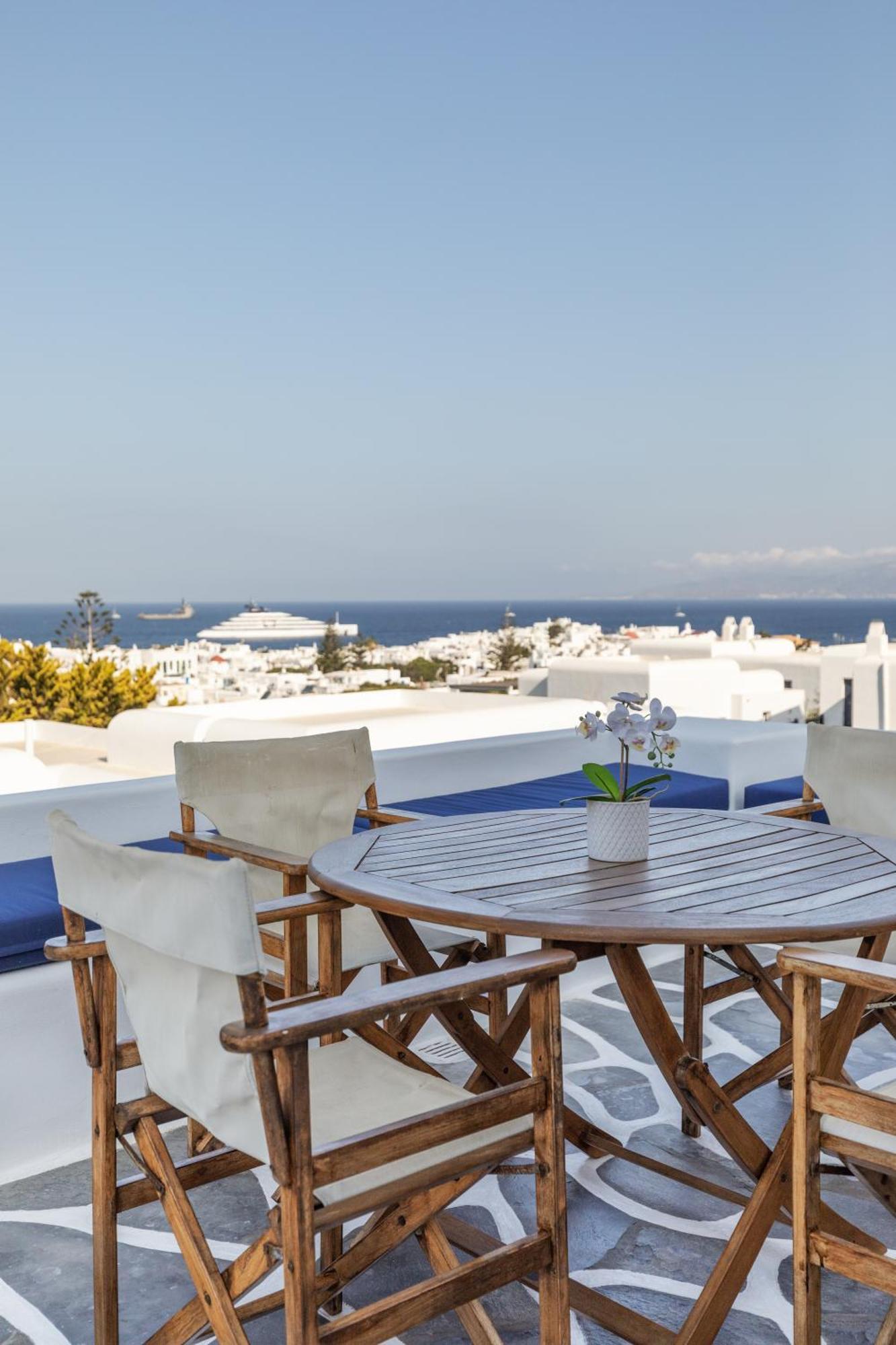Callisti Mykonos Town With Pool View And Calypso Upper Floor With Sea View エクステリア 写真