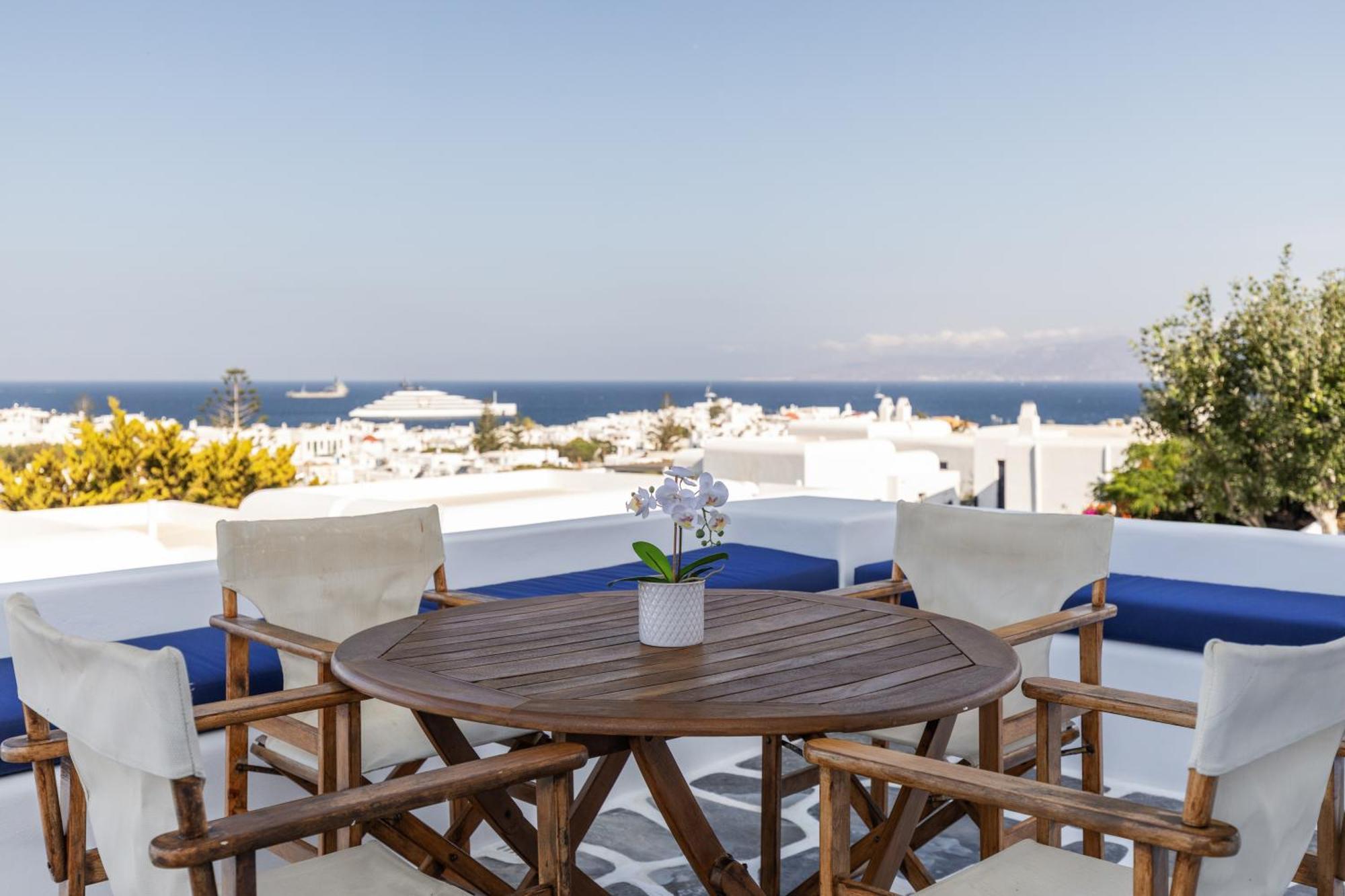 Callisti Mykonos Town With Pool View And Calypso Upper Floor With Sea View エクステリア 写真